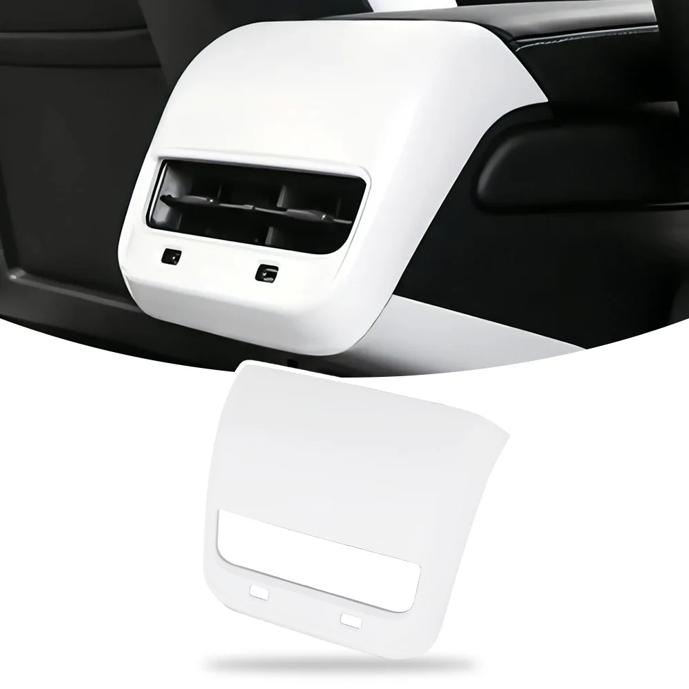 

Задняя крышка на вентиляционное отверстие для Tesla Model 3/Y 2017-2023, внутренняя крышка на выпускное отверстие воздуха, задняя крышка на выпускное отверстие, автомобильные аксессуары