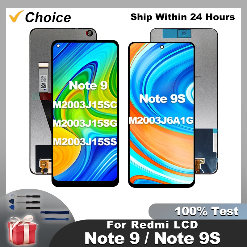 M2003j6a1g Note 9 Pro Дисплей Для Xiaomi Redmi Сенсорный Экран Дигитайзер Емкостный Ips