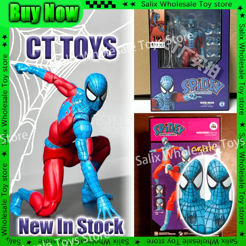 Новинка в наличии Ct Toys Mafex 190 костюм Человека-паука аниме-фигурка фигурка для