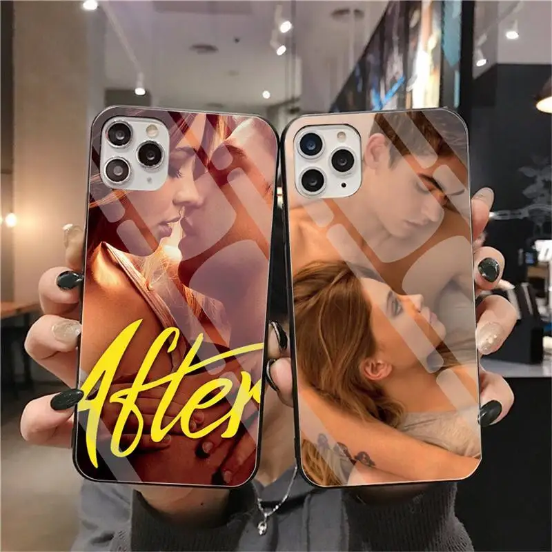 After Movie Hardin And Tessa Phone Case Tempered Glass For iPhone 13 12 Mini 11 Pro XR XS MAX 8 X 7 Plus SE 2020 Soft Cover