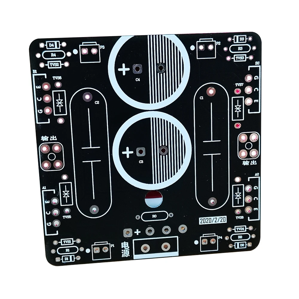 

Tesla coil full bridge inverter PCB board
