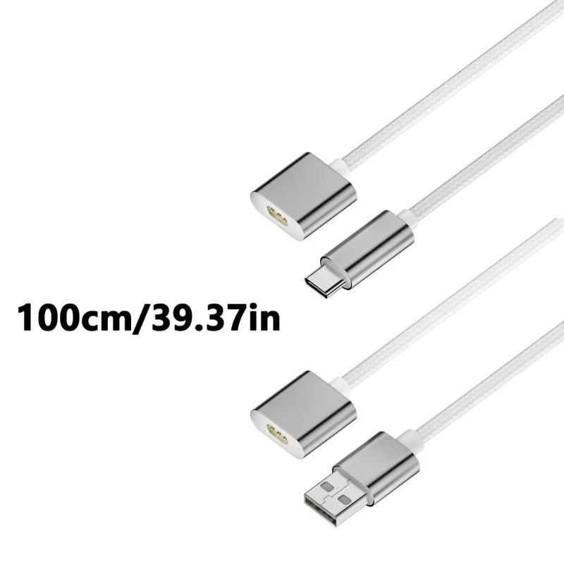 Фото 1 м длиной типа C/USB Адаптер зарядного кабеля для электрических зубных щетков Laifen LFTB01-P с магнитным интерфейсом 896C №2