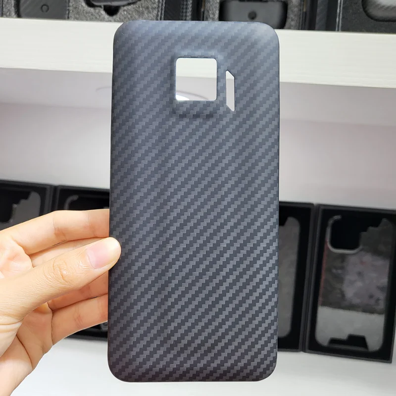 

Чехол из углеродного волокна для Nubia Red Magic 7Pro тонкий противоударный жесткий чехол из арамидного волокна для телефона противоударный деловой чехол