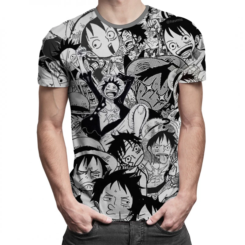 Летняя мужская детская футболка Аниме One Piece Zoro Luffy печать парная рубашка для