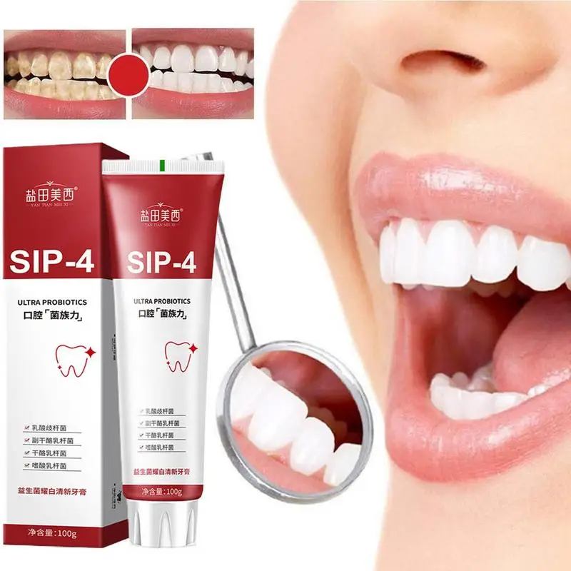 

Probiotic Toothpaste Stain Removing Whitening Toothpaste Cavity Prevention Teeth Whitening Paste Whitening Toothpaste For Kids