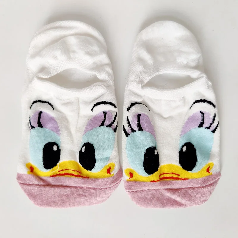 NEW 15 Pairs/Pack Disney Theme Women Socks Cotton Cartoon Minnie Mickey Mouse and Donald Duck Winnie the Pooh Cute Socks