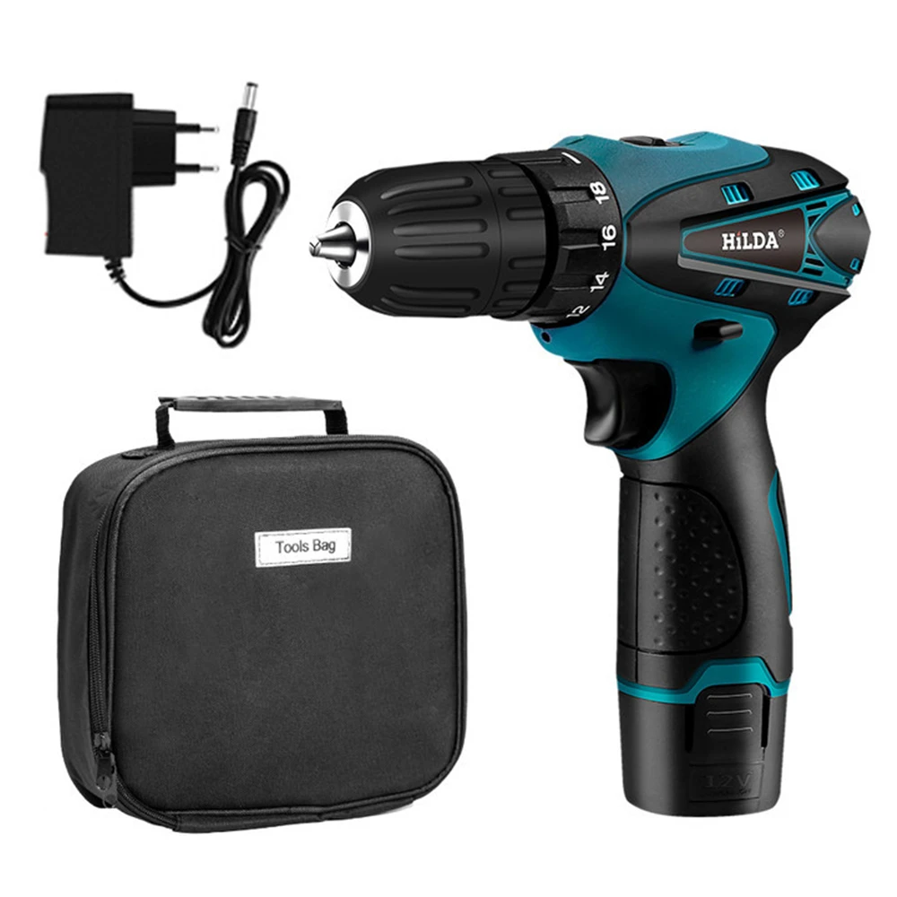 

Rechargeable electric drill lithium battery electric screwdriver rechargeable screwdriver second gear power tool pistol drill