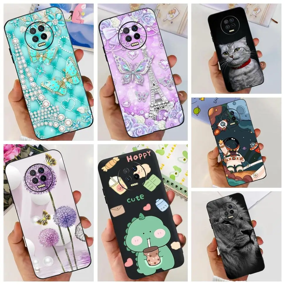 Чехол для Infinix Note 7 X690B X690 мягкий силиконовый ТПУ тонкие чехлы с милым рисунком