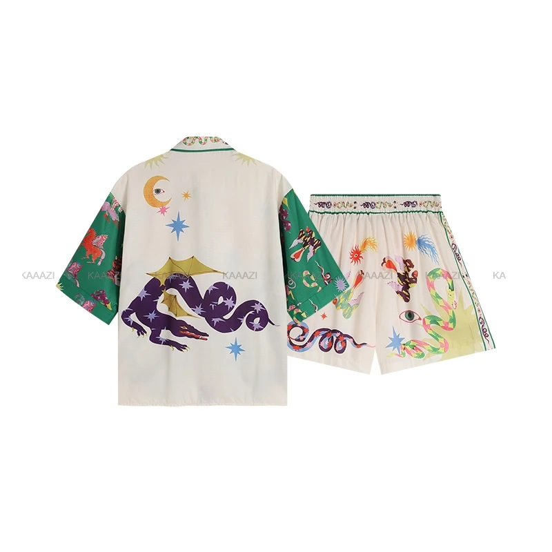 Трендовая блузка с коротким рукавом рубашка женские повседневные пляжные