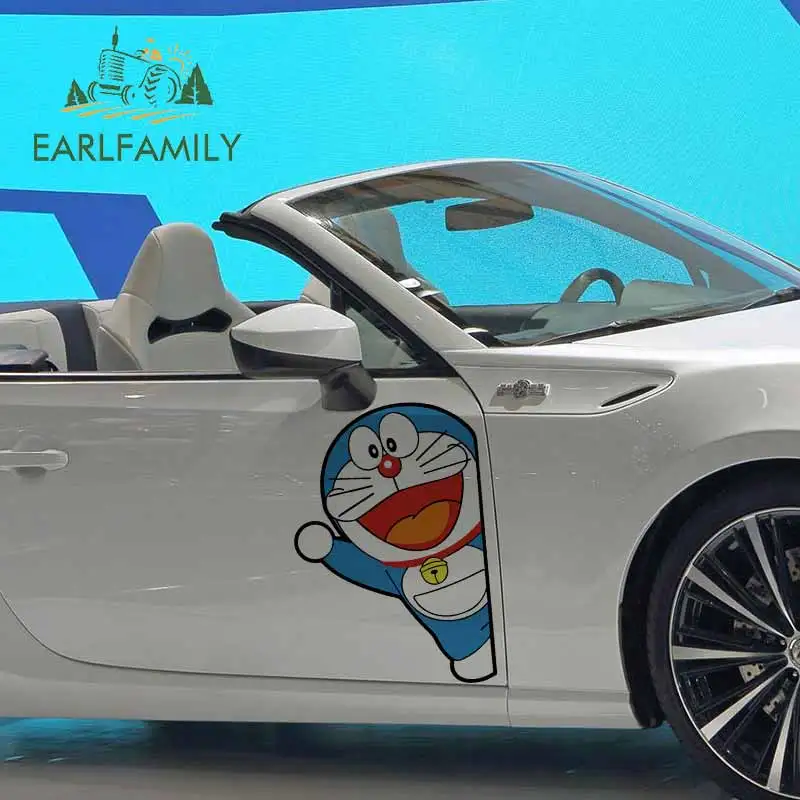 EARLFAMILY 43 см x 29 1 для Doraemon Автомобильная наклейка личные автомобильные наклейки