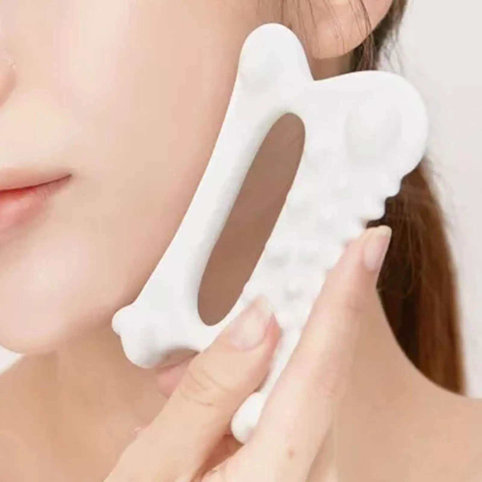 

Facial Gua Sha Tools Face Massagers Ceramic Gua Sha Scraper Board For Face Lift Slimmer Skin Tightening Facial SPA Massage Tools