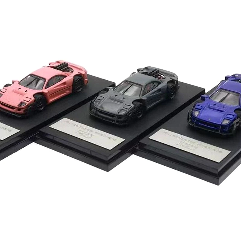 Набор моделей автомобиля из сплава Autobots 1/64 Ferrari F40 Yasid Explosive Pink Paint в наличии