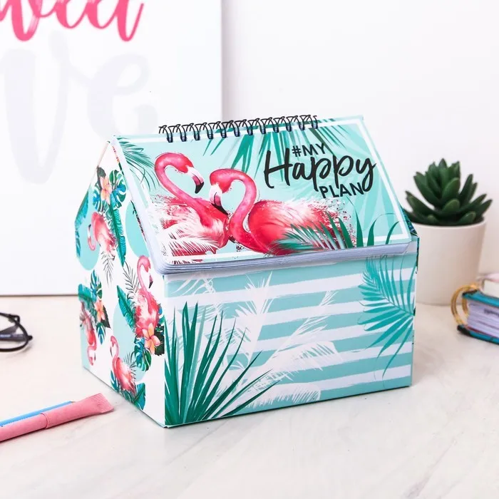 Шкатулка - планинг&quotФламинго&quot 50 листов | Дом и сад