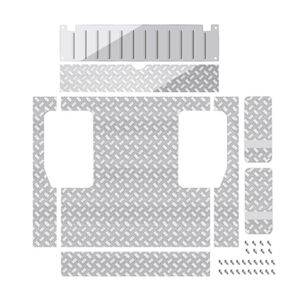

Для WPL C24 C24-1 металлическая задняя фотовспышка декоративная доска противоскользящая пластина 1/16 обновленные аксессуары для радиоуправляем...