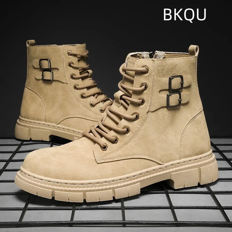 

Men's Boots High Top Wear-Resistant Comfortable Youth Trend Walking Casual Outdoor Fashion All-match Spring and Autumn Main Push