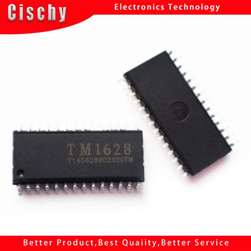 1 шт./лот TM1628 СВЕТОДИОДНЫЙ Драйвер IC 1628 SOP-28 SMD СВЕТОДИОДНЫЙ цифровой дисплей IC оригинал-A2125