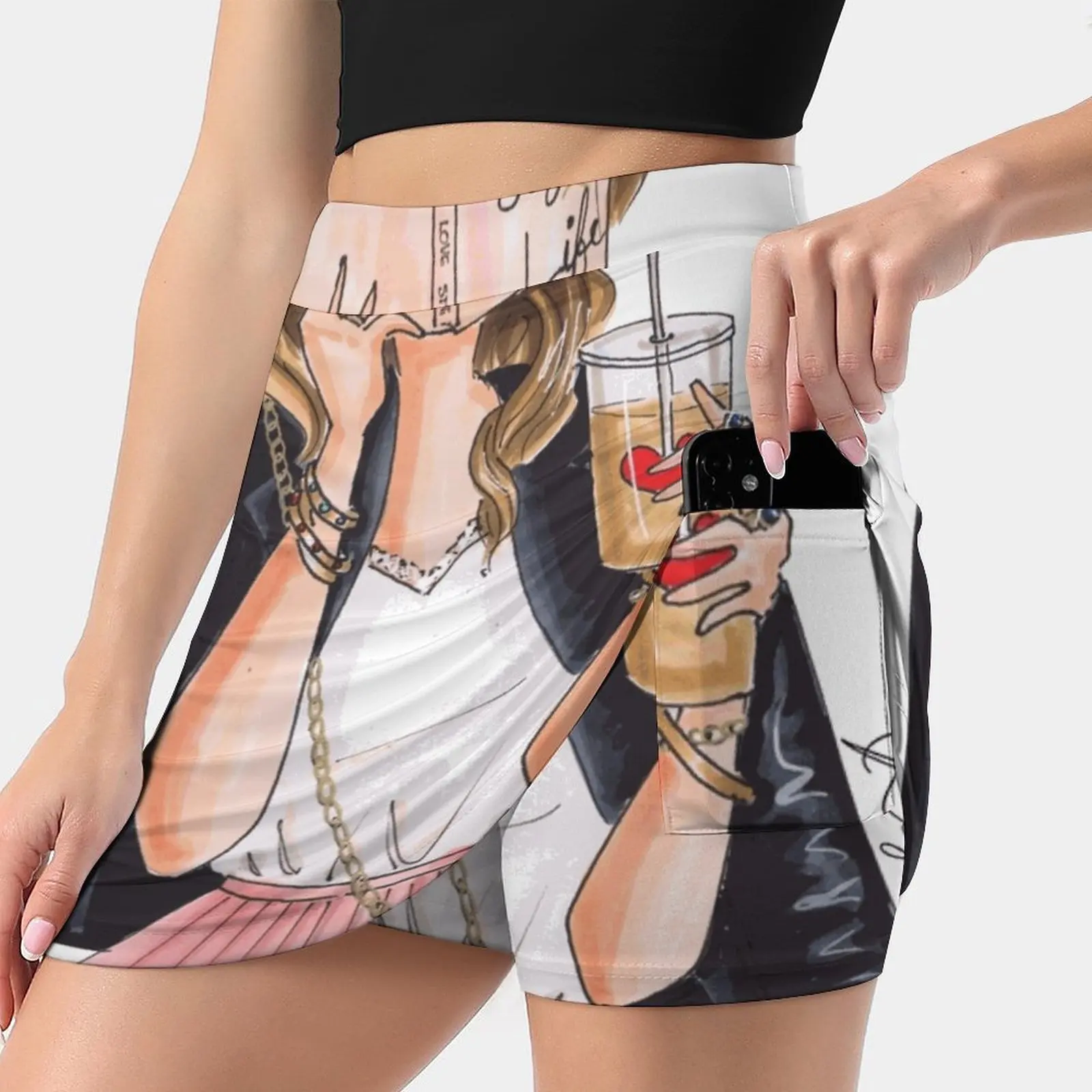 

Женская Спортивная юбка для чтения для девушек, теннисная юбка для гольфа, танцев, фитнеса, бега, йоги, модные розовые юбки для чтения книг и ...