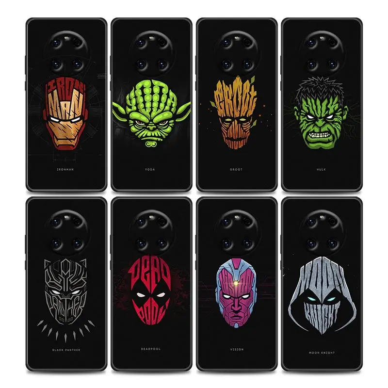 

Marvel Superhero Movie Avengers Logo Phone Case For Huawei Mate 10 20 40 40Rs Y6 Y7 Y7a Y8s Y8p Y9a Enjoy 20e 2019 Lite Pro Plus