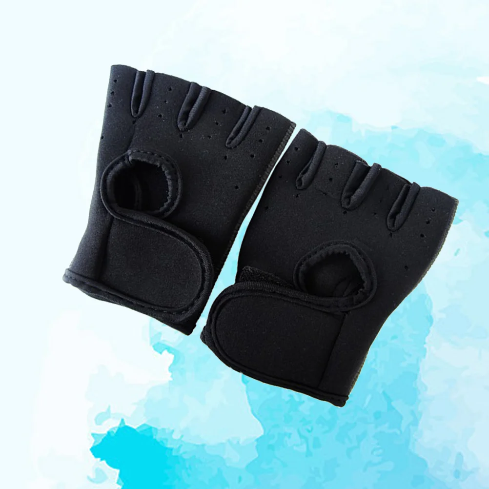 

Weight Lifting Gloves Rowing Gloves Non-slip Fingerless Powerlifting Gloves Weight Training Gloves Work