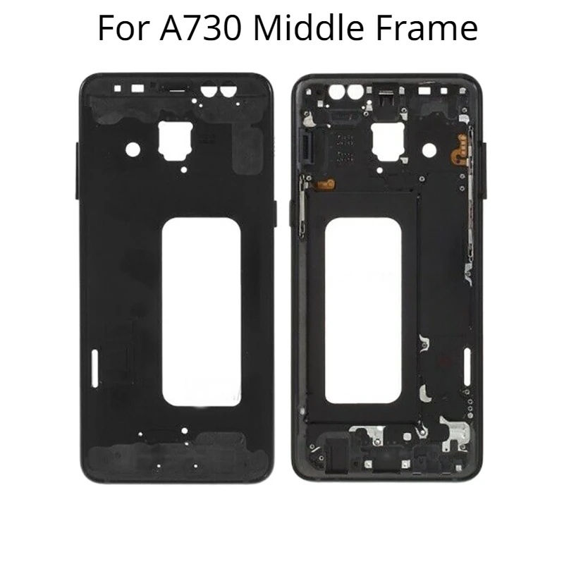 

For Samsung A730 Middle Frame Plate Bezel Housing Cover Replacement parts For Samsung Galaxy A8 Plus A730 A730F Frame Cover