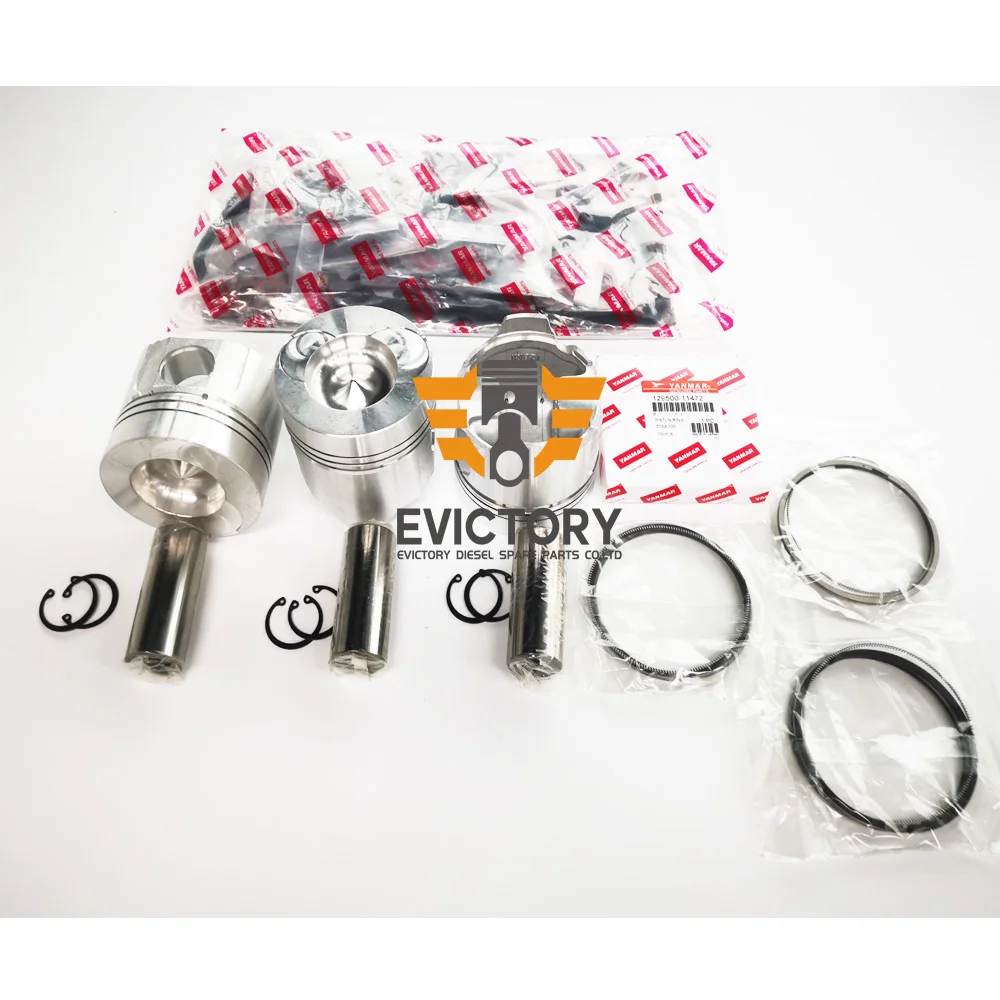Для YANMAR 3D100 3TN100 3TN100E ремонтный комплект + направляющая клапана
