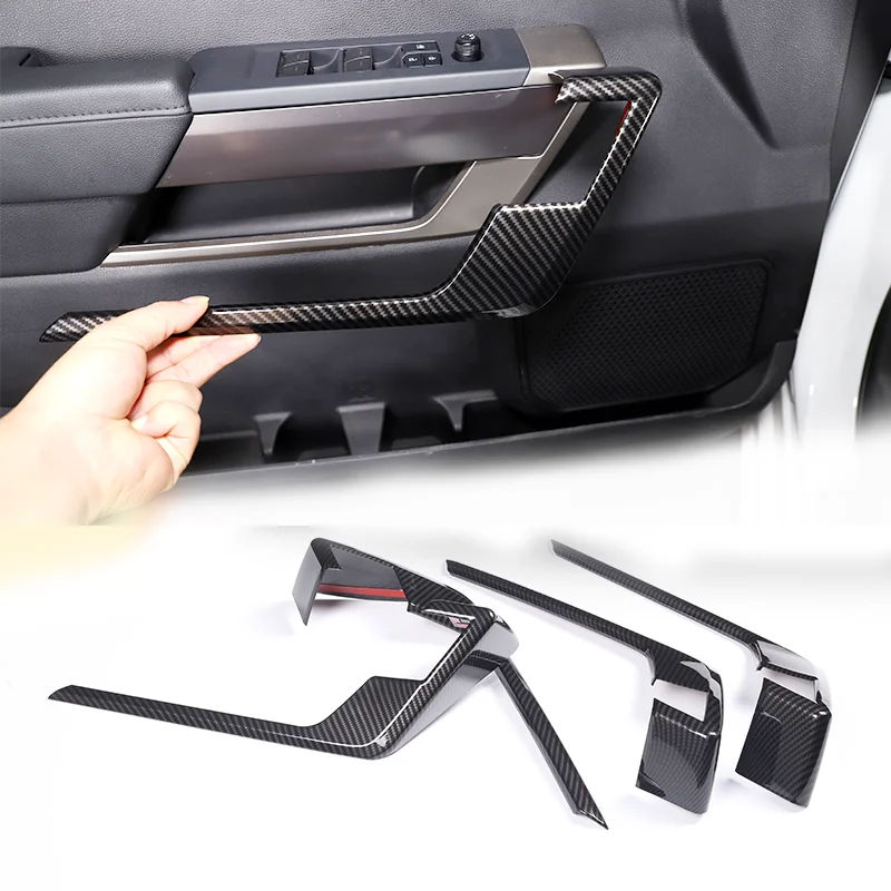 

For the 22-23 Toyota Tundra inner door panel C word decorative strip car interior decoration accessories ABS material
