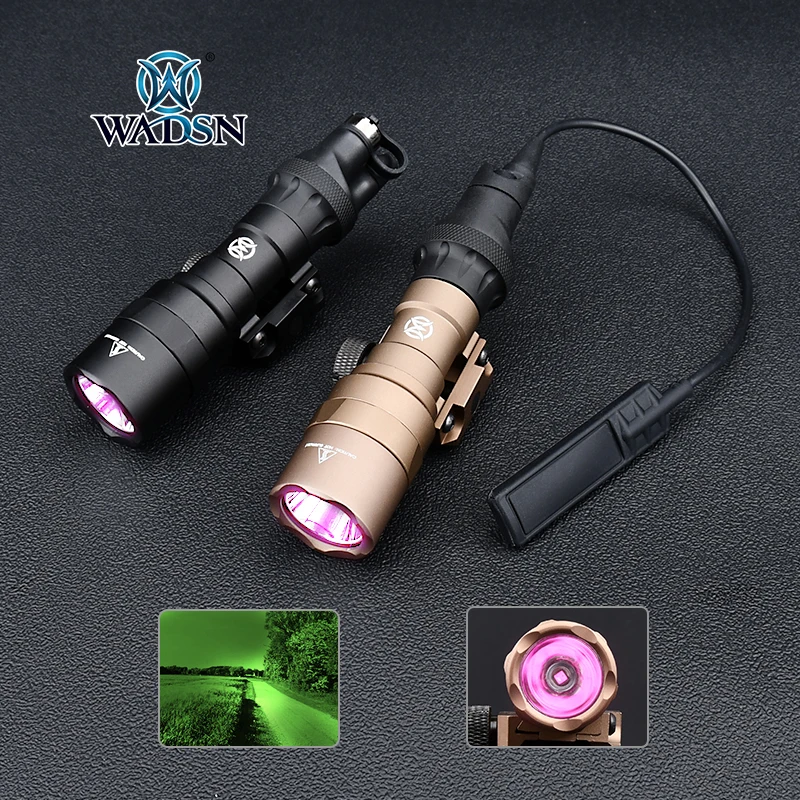 WADSN M300 M300C Infrared IR Flashlight Weapon Light Tactical Night Vision Instrument Fill Light Hunting Airsoft Accessories