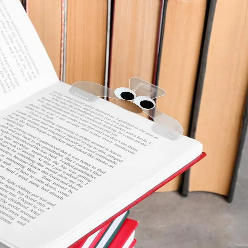 Прозрачный зажим для маркера страницы подходящий музыкальной закладки скрепка