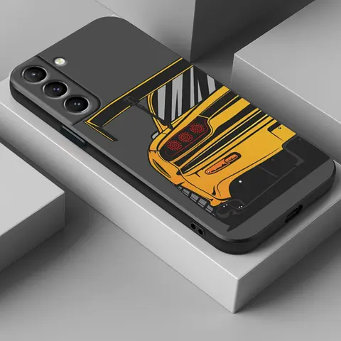 Японский JDM Tokyo Sports Car Anime S25 Ultra Чехол для Samsung Galaxy S25 S24 S23 S20 S21 FE S22 Ultra S10 Plus 5G Мягкий чехол для телефона