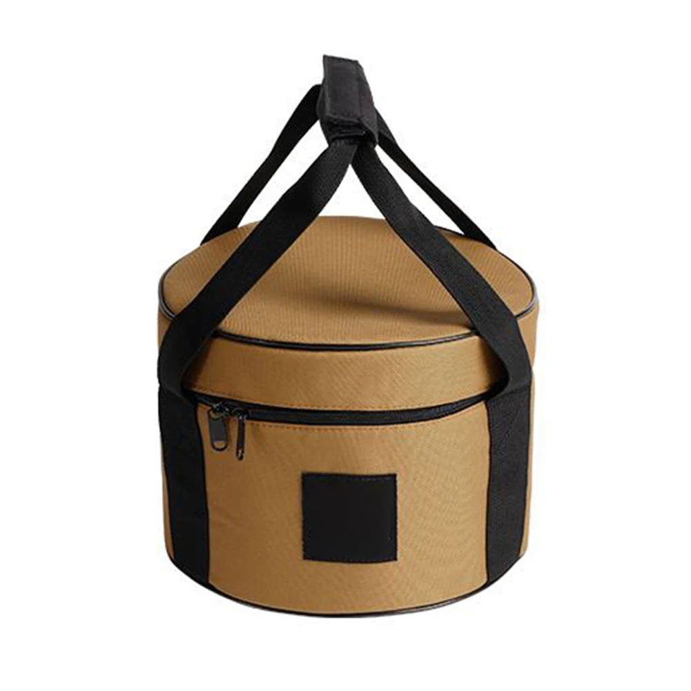 

Tableware Storage Picnic Bag Cylinder Handbag Outdoor Camping Oxford Cloth Poratble 220mm*184mm Anti-Collision