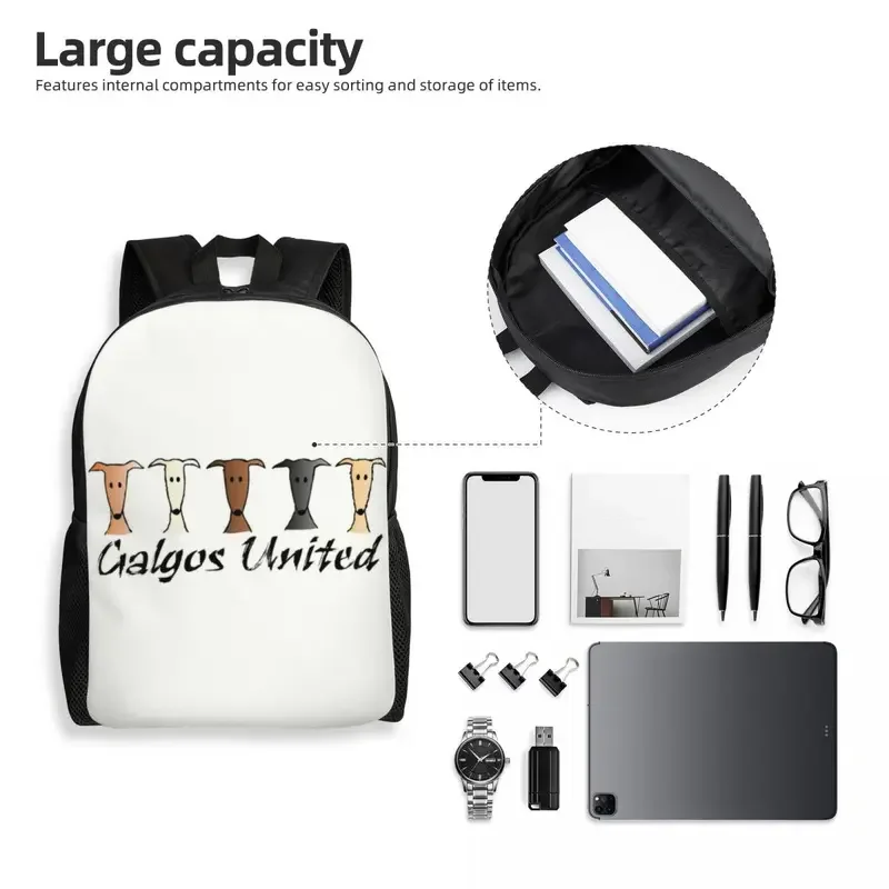 Индивидуальный рюкзак Galgos United Greyhound для школьников сумка книг подходит