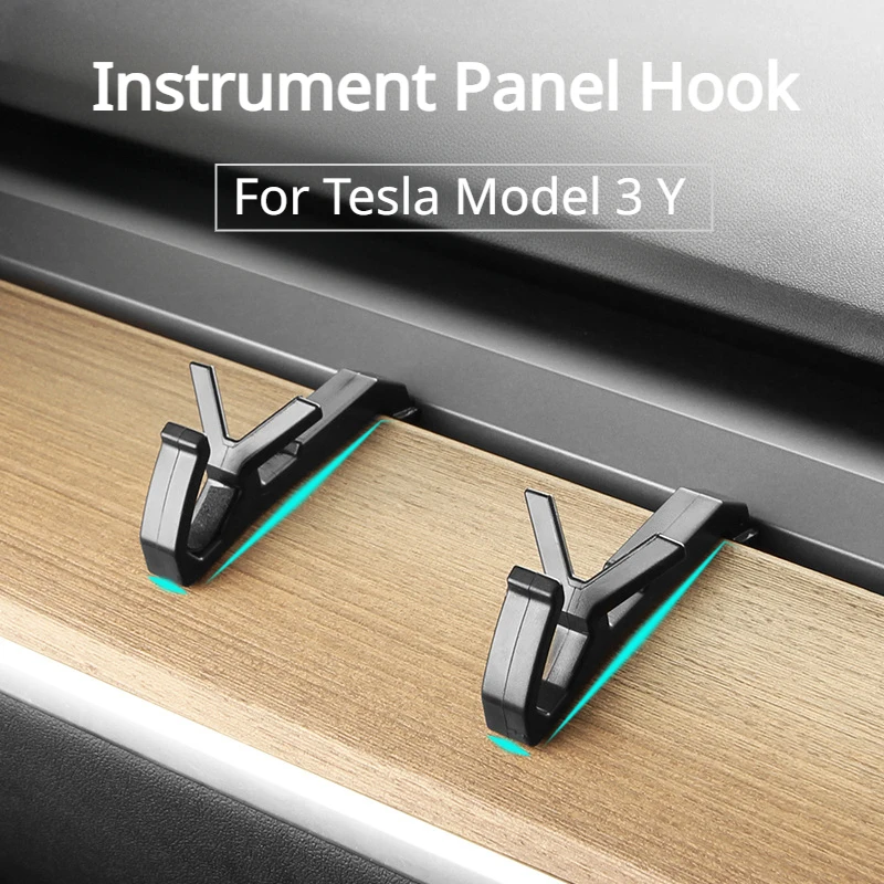 

Instrument Panel Hook for Tesla Model 3 Y Car Air Outlet Hook Mobile Phone Bracket Car Interior Accessories Decoration 2021-2023