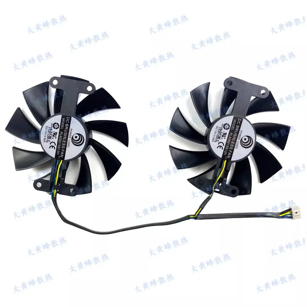 Вентилятор охлаждения для видеокарты DATALAND RX580 X-Serial War пластина 09215b12h