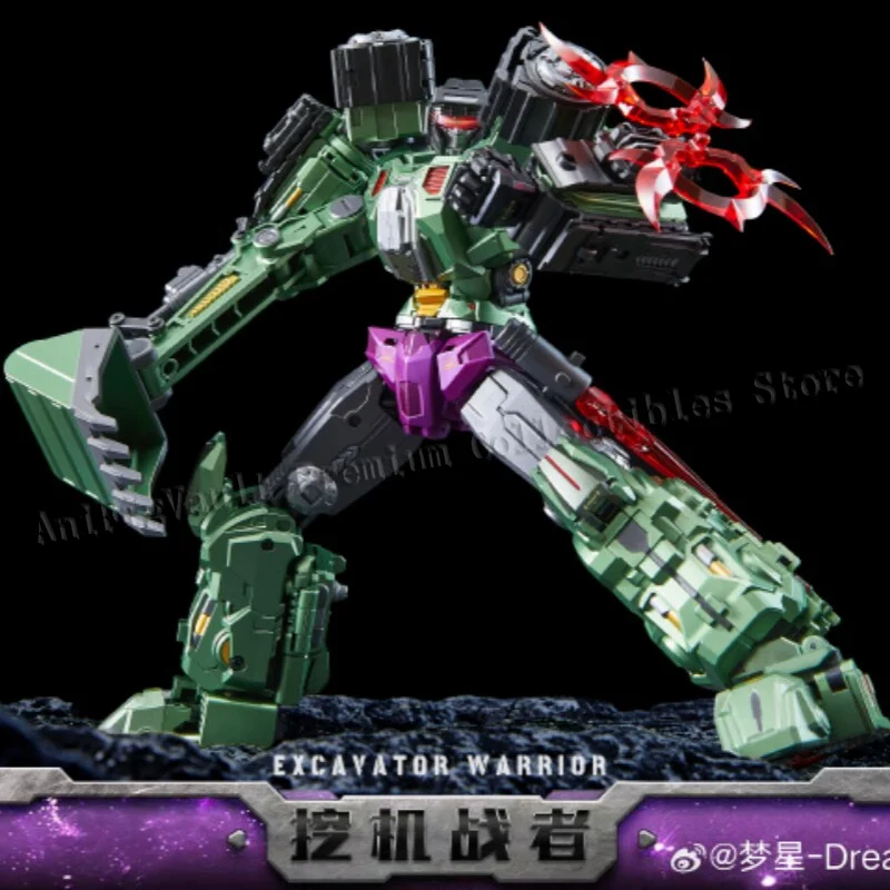 Фото В наличии: Трансформирующиеся игрушки DST02-006 Dream Star Toys Devastator Excavator Warrior Mighty God of War, фигурки-роботы №3
