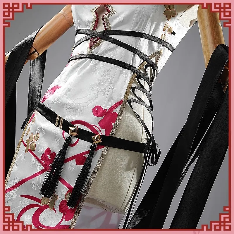 Vtuber Nijisanji Yorumi Rena Косплей Костюм Женщины Cos Cheongsam Платье Comic-con Party Youtuber Элегантная