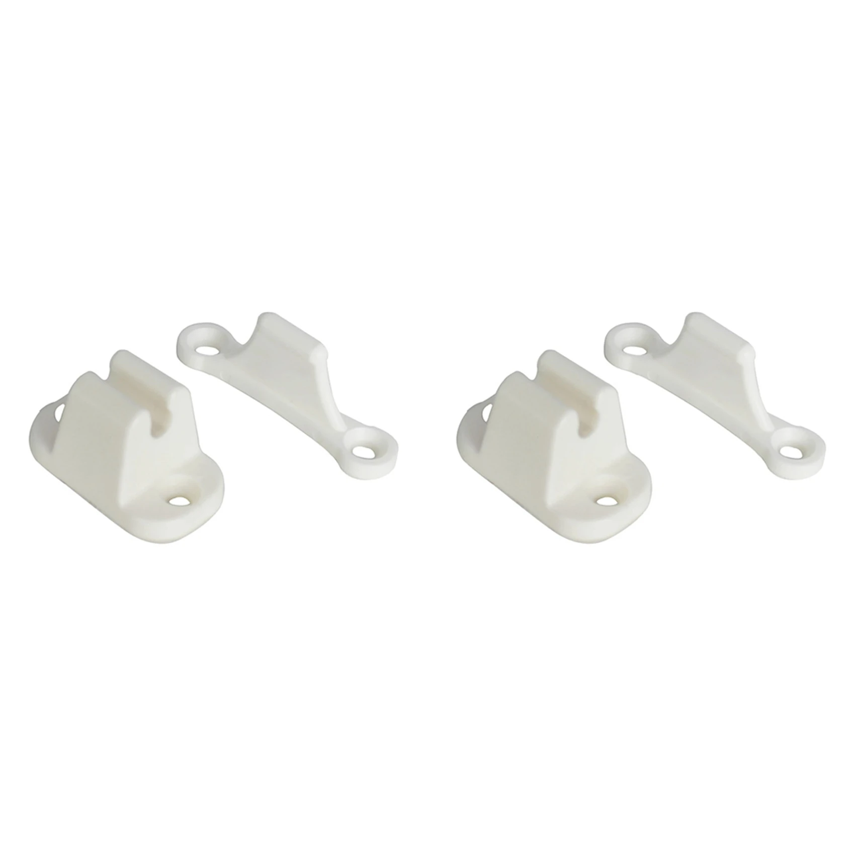 

2X Door Retainer Kit T Shape Door Stop Retaining Catch Latch for Rv Caravan Motorhome Boat Door Retainer Holder White
