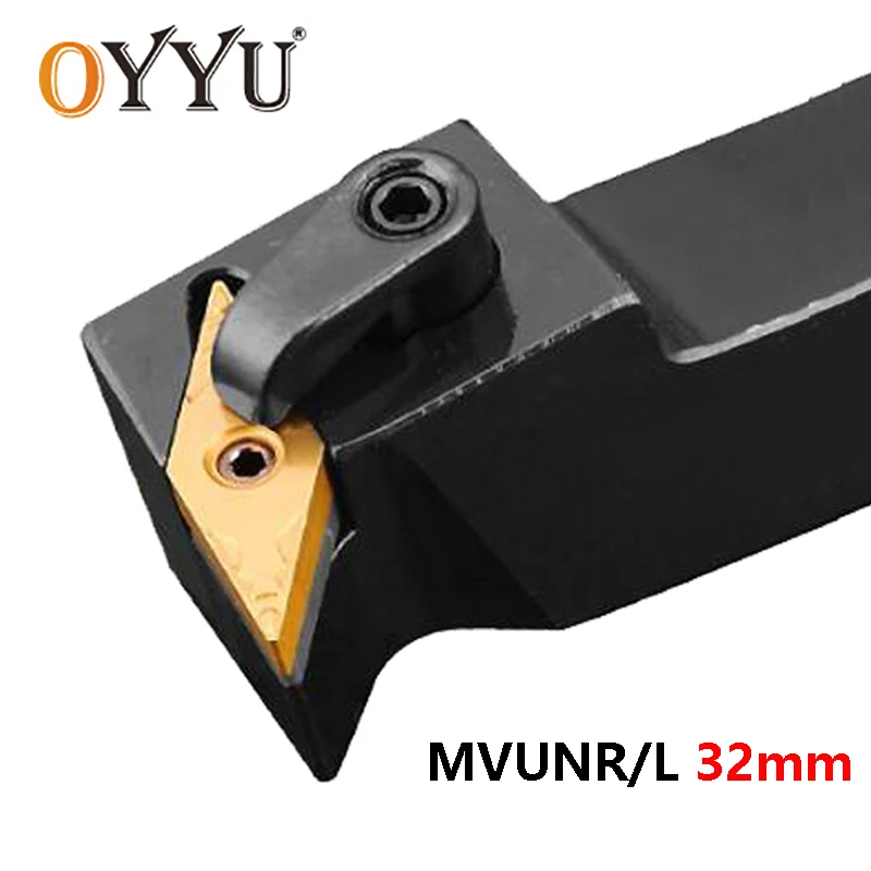 

OYYU MVUNR MVUNL MVUNR3232P16 Turning Tool Holder Lathe Cutting Tools Cutter MVUNL3232P16 32mm CNC Carbide Inserts VNMG