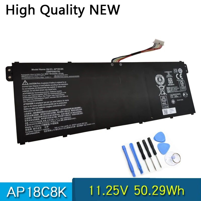 Новый аккумулятор AP18C8K для Acer Aspire 5 A514-52 A514-52-58U3 A515-44 Chromebook 314 C933 Swift 3 SF314-42 SF314-57 SF314-57G