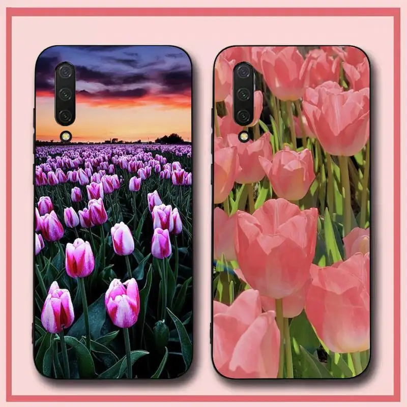 

Tulip flower Phone Case for Xiaomi mi 5 6 8 9 10 lite pro SE Mix 2s 3 F1 Max2 3