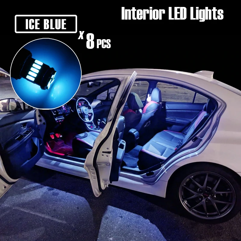 8 лампочек для Honda CRV CR-V 2007-2012 лампа освещения номерного знака