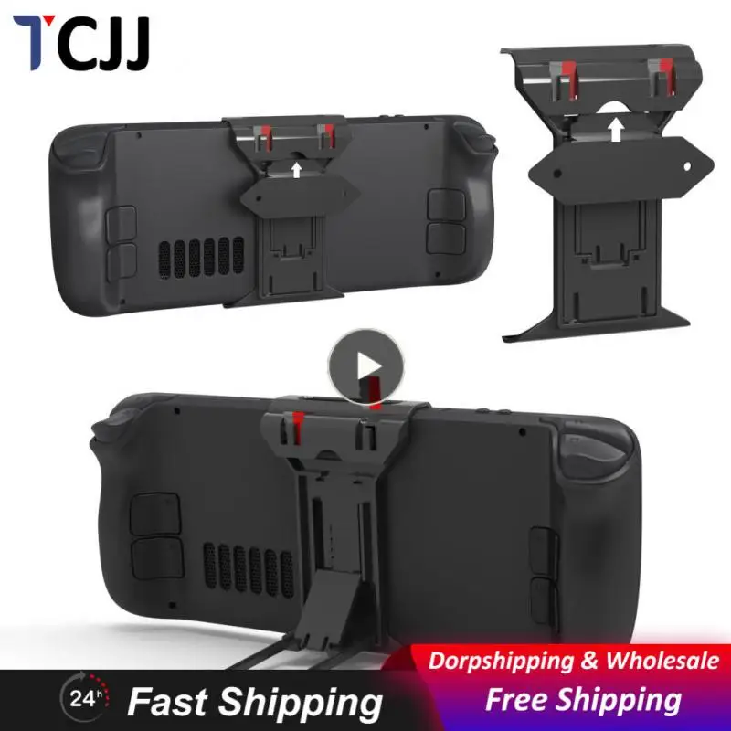 

Wall Mount Desktop Stand Wall Mount Stand For Steam Deck Desktop Portable Game Stand Game Accessories Memory Card Can Be Stored
