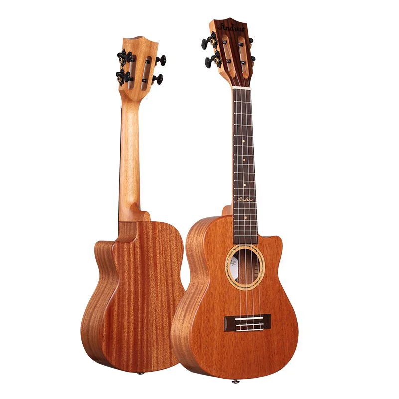 

Solid Wood Country Professional Ukulele Bass Wood Mini Guitar Ukuleles Tenor Concert Strings 23 Inches Ukuleleler Travel Guitar