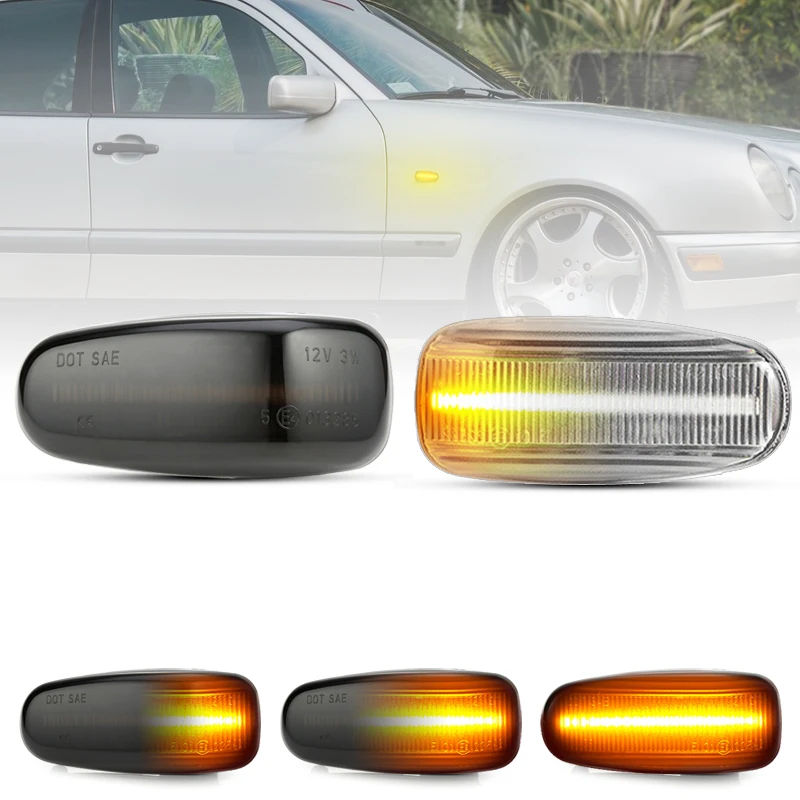 

For Benz E-Class W210 C-Class W202 CLK-Class W208 SLK-Class R170 Vito Vaneo Vario Sprinter LED Side Marker Lamp Fender Lights