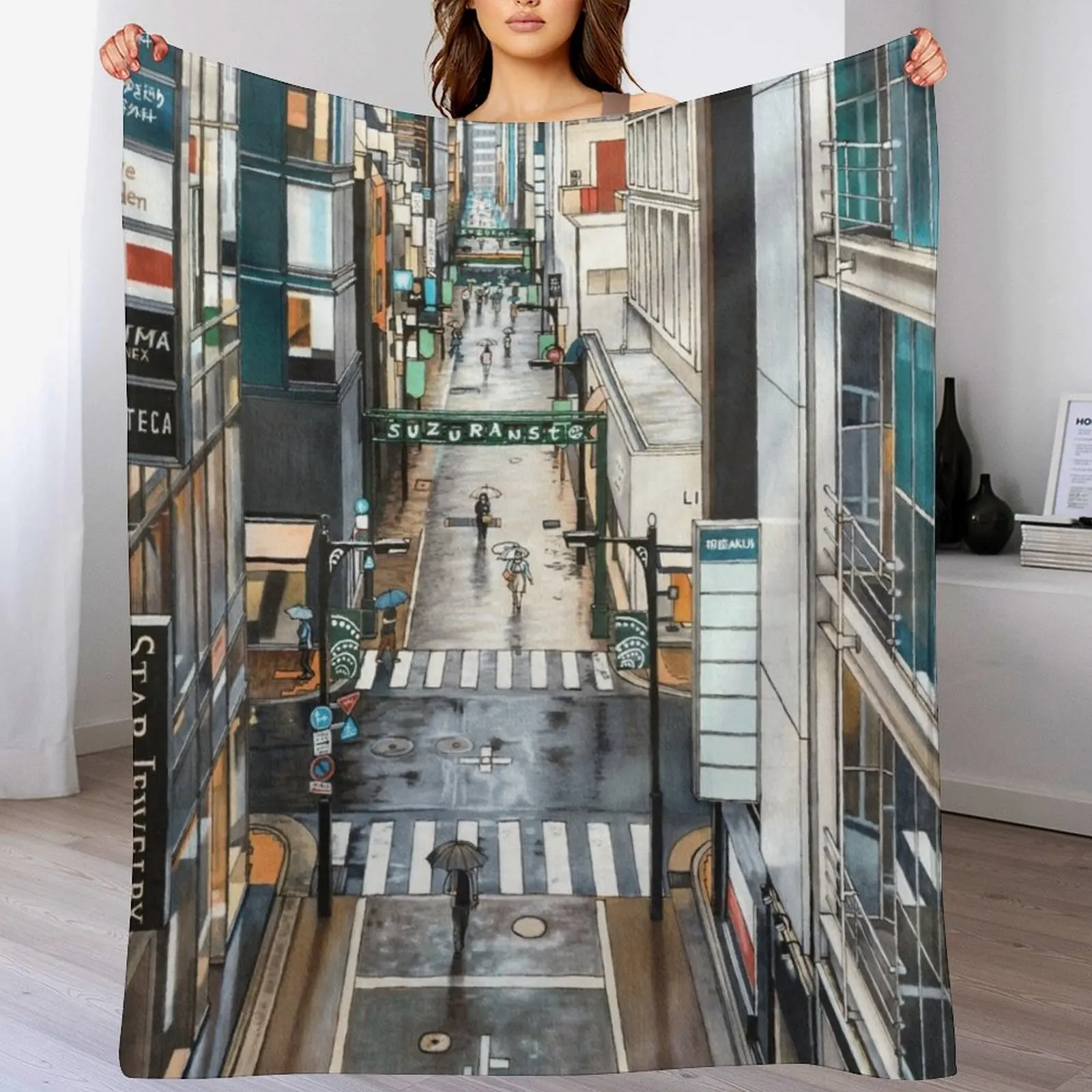 Вид на одеяло Ginza