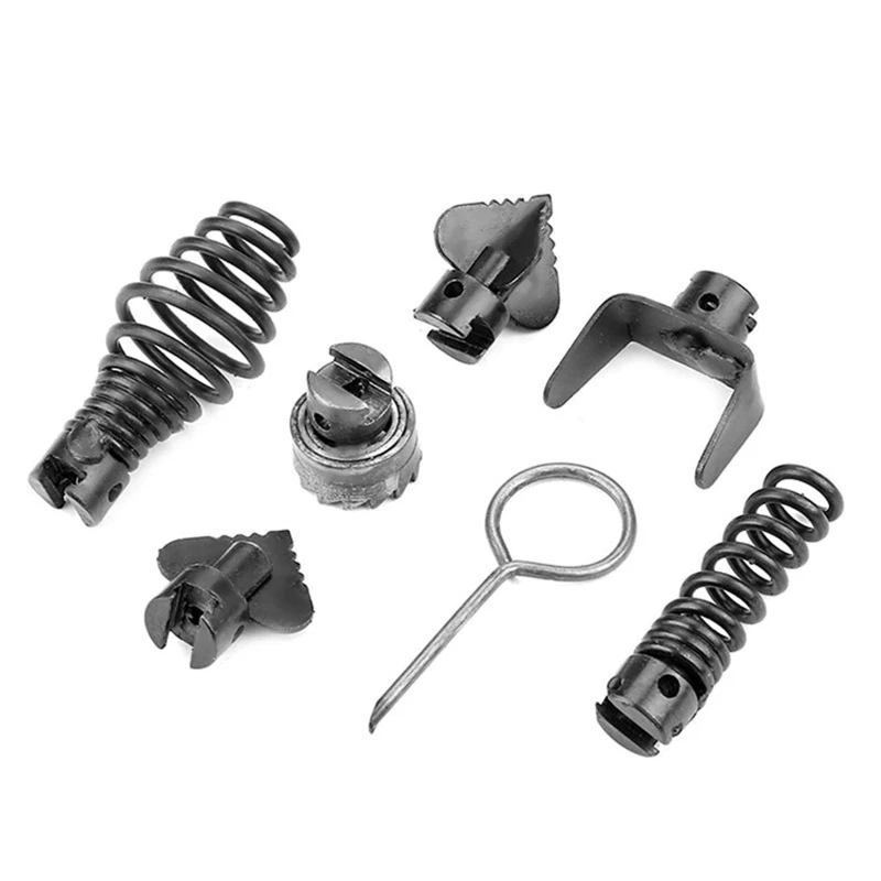 

7 Pieces/Set Drain Cleaner Cutter 16mm Anti-rust Manganese Steel for Dredging