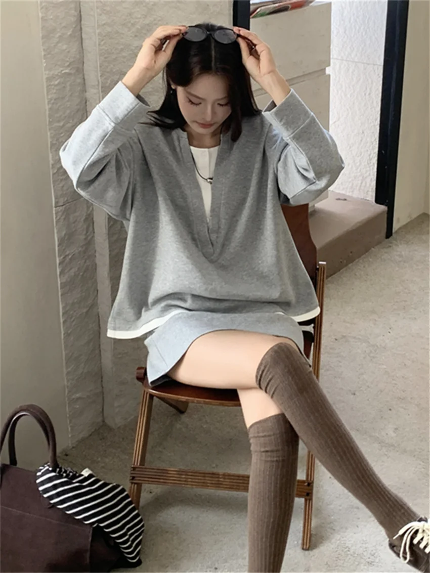 Минималистичные женские костюмы Alien Kitty повседневные универсальные толстовки