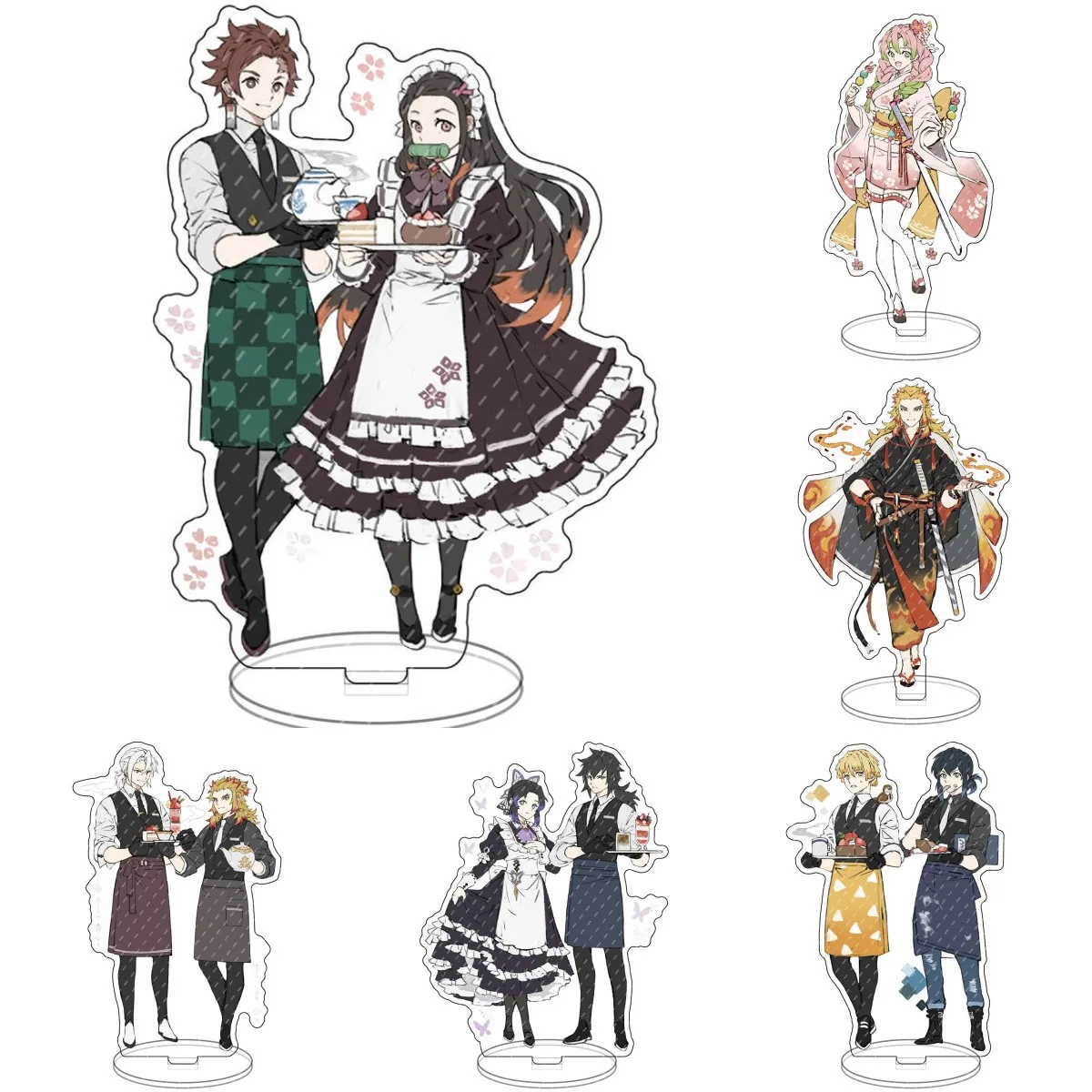 

Фигурка из аниме «рассекающий демонов», Kimetsu No Yaiba Kyoujurou Tomioka Giyuu акриловая модель на подставке, настольное украшение, стоячий знак, поклонник...