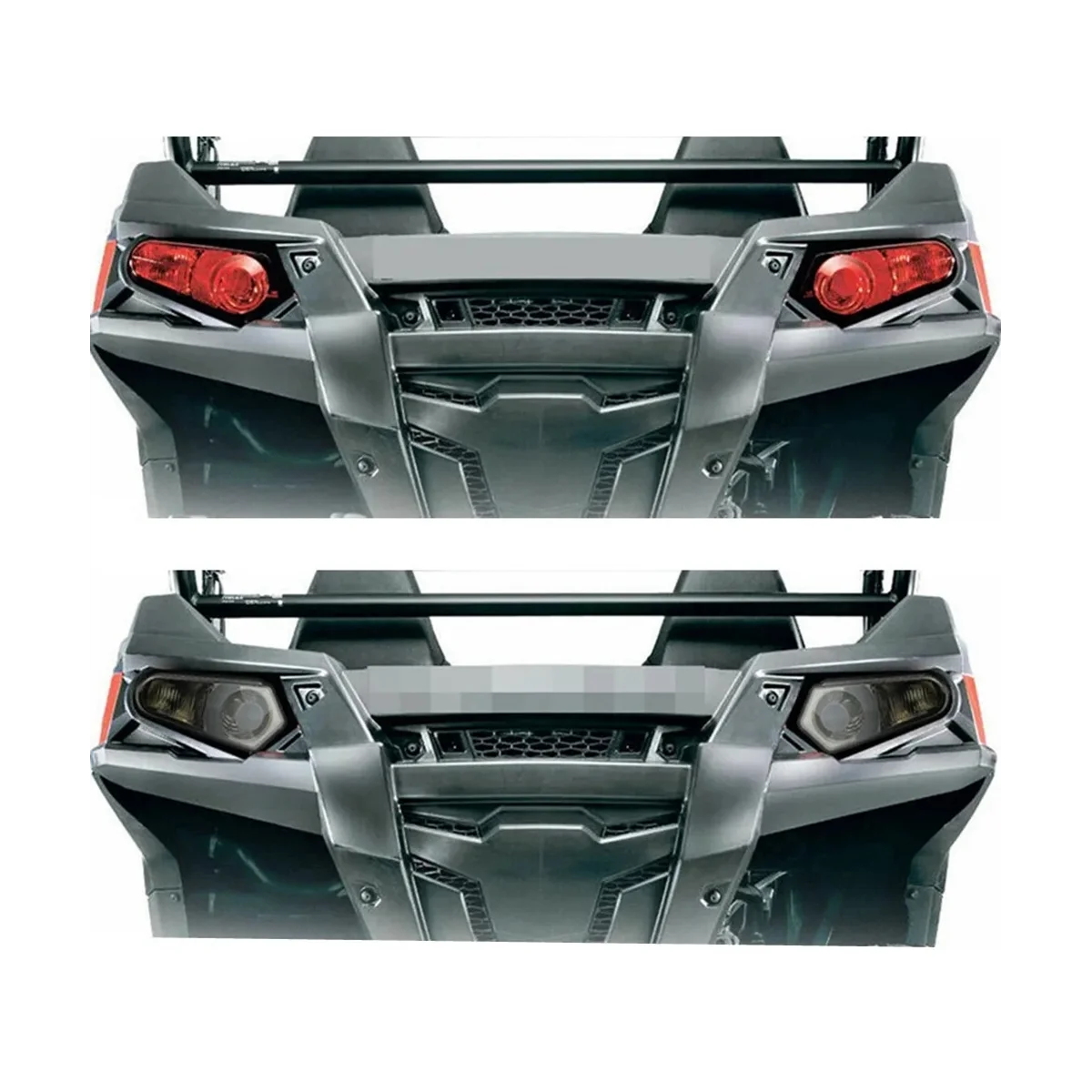 

ATV LED Tail Light Housing Lens Sockets for Sportsman 500 550 850 570 1000 2009-2017 Red 2411153 2411154