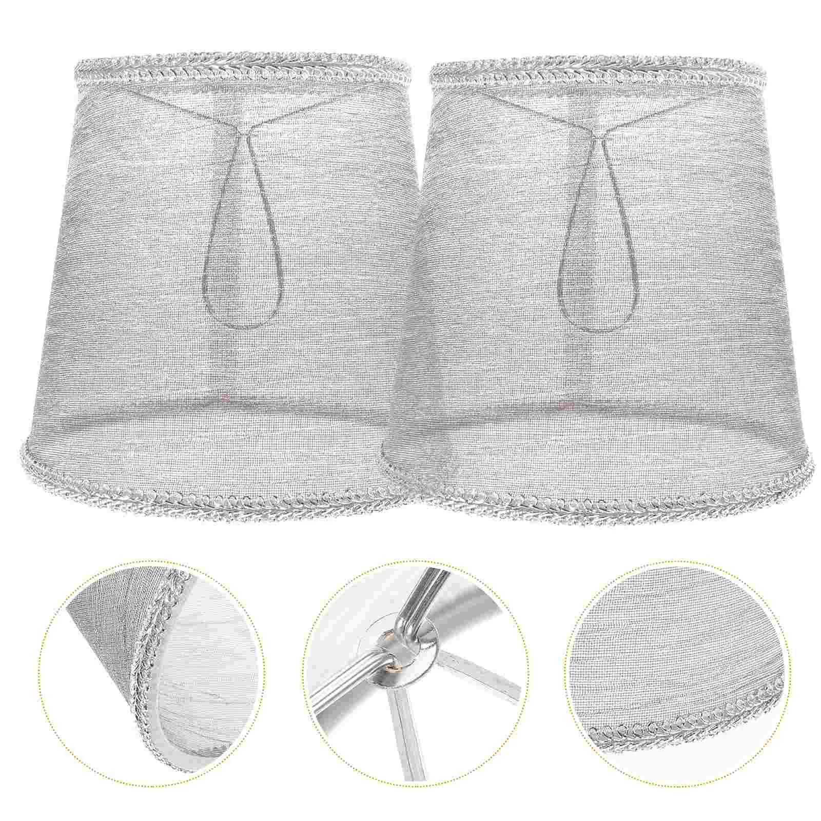 

Lamp Shade Cover Shades Lampshade Light Wall Table Desk Desktop Clip Replacement Fabric Accessories Lampshades Lamps Vintage