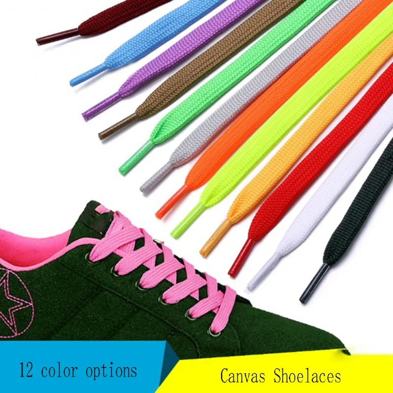 

1Pair 100cm Flat Shoelaces 12 Colors Sneaker Shoe Laces Strings Shoelaces Casual Bootlaces Sport Boot Lace Athletic Shoe String